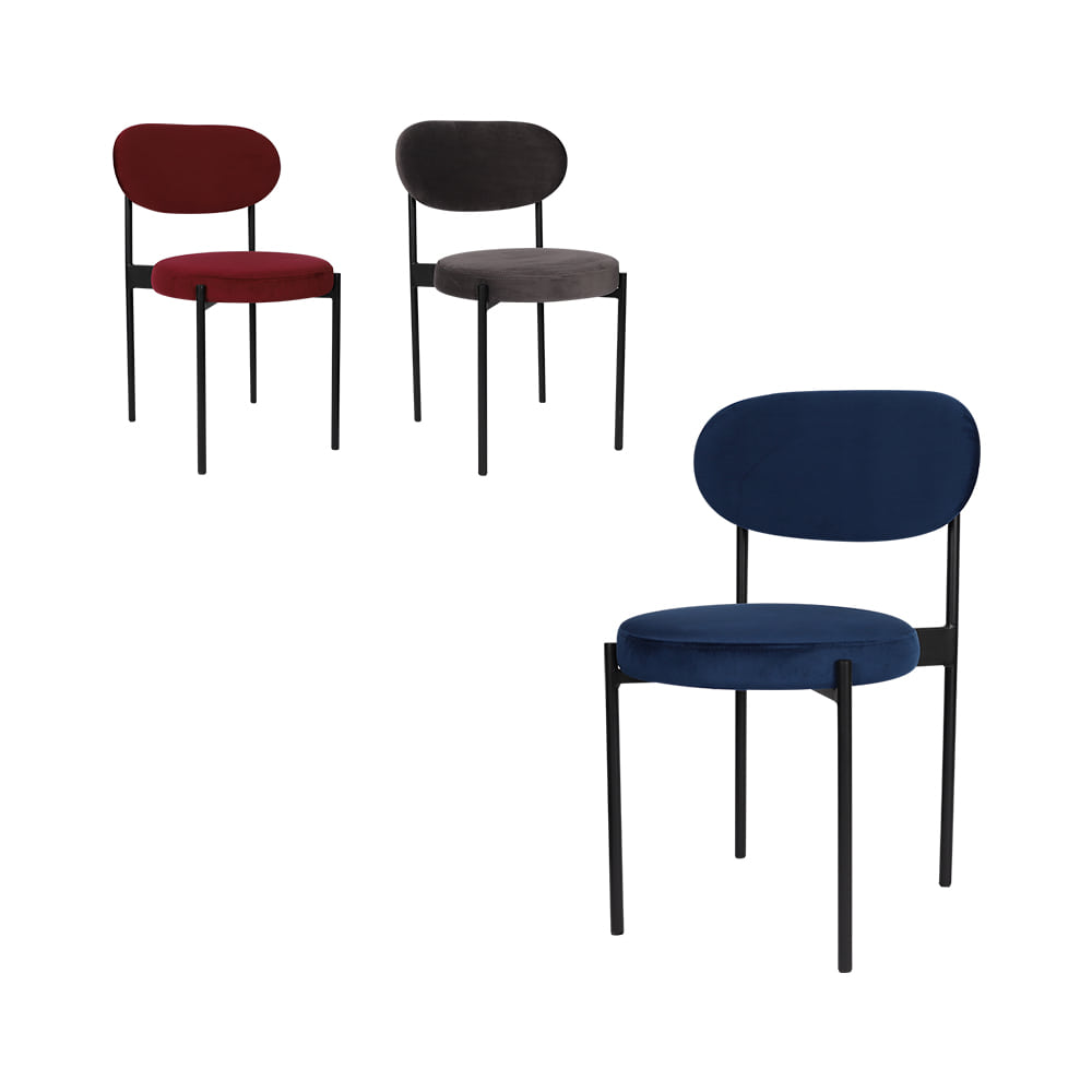 팬던체어ㅣ카페의자 인테리어의자 디자인체어 벨벳 철재 식탁의자 피카소가구ㅣP9340ㅣAJ1001피카소가구